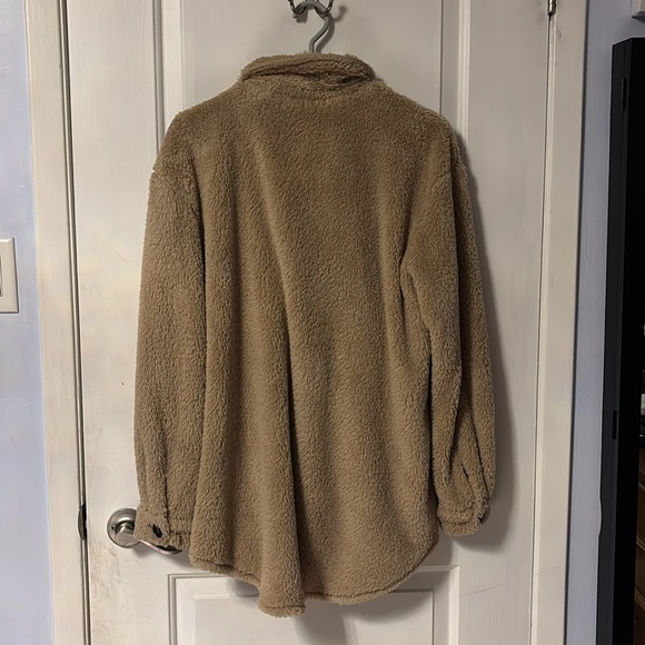 BNWOT Noisy May Teddy Bear Shacket - Picture 4 of 4